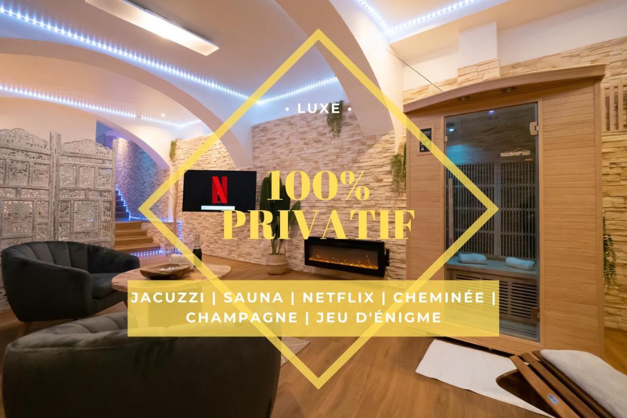 טרואה Le Spa De La Cathedrale - Jacuzzi - Sauna - Champagne - Netflix - Wifi מראה חיצוני תמונה